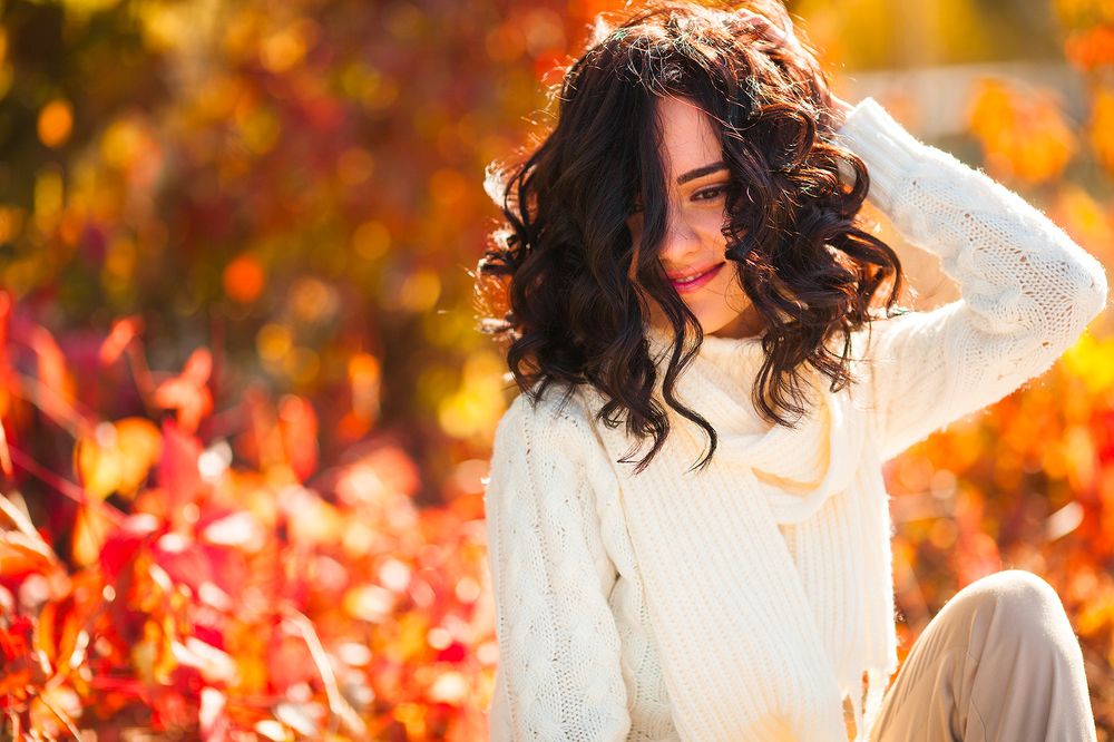 Thumbnail Strong hair in autumn